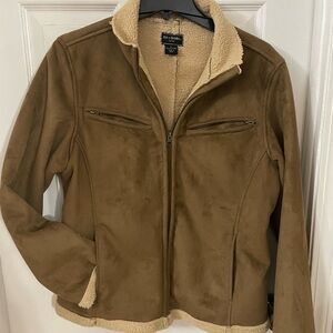 Bit & Bridle Brown Fleece Jacket